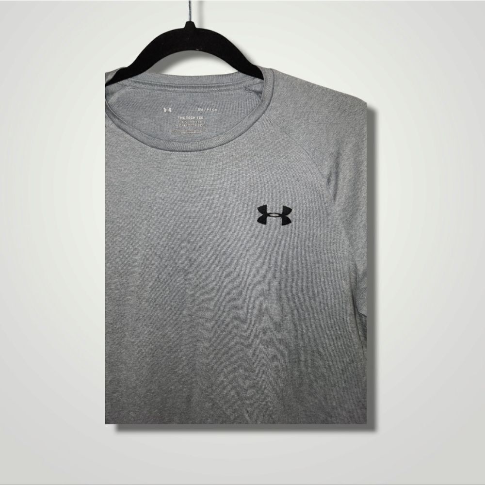 Underarmour Men's The Tech Tee Logoathletic Fitness Workout Shirt Small View 3